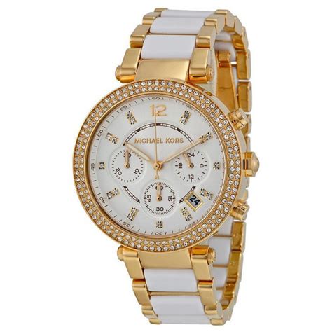 relojes dorados michael kors|Michael Kors reloj mujer blanco.